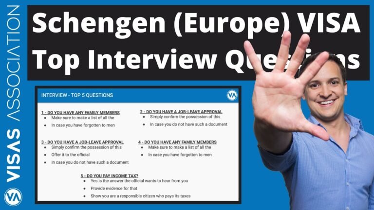 Schengen Visa – Top 5 Interview Questions and Answers