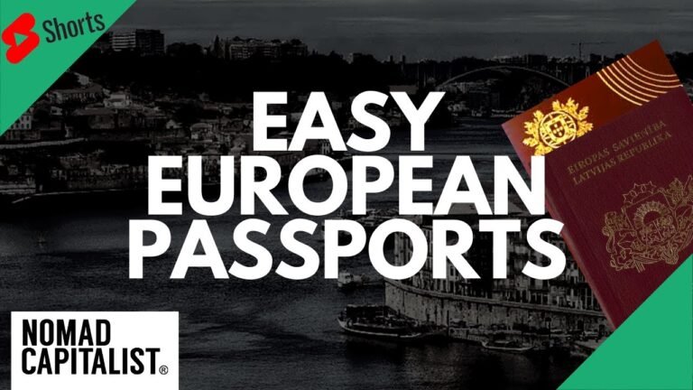 Six Easy European Passports for Entrepreneurs Part1 #Shorts