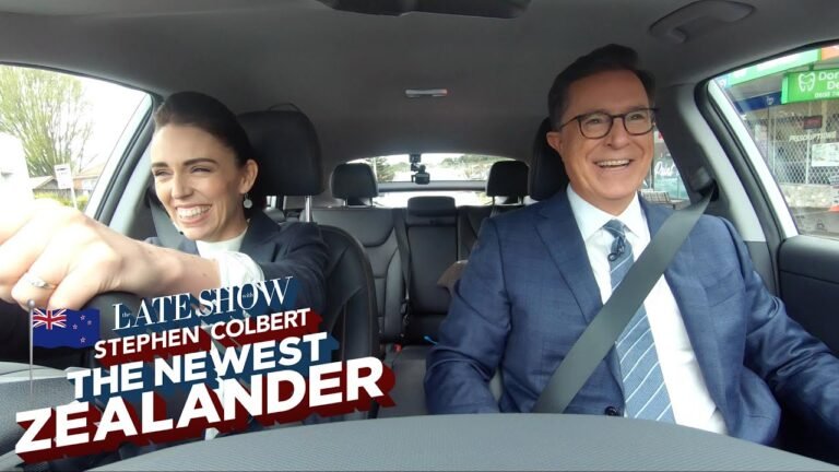 Stephen Colbert: The Newest Zealander Visits PM Jacinda Ardern