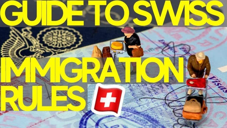 Swiss Immigration Rules (work or study) – Quick guide