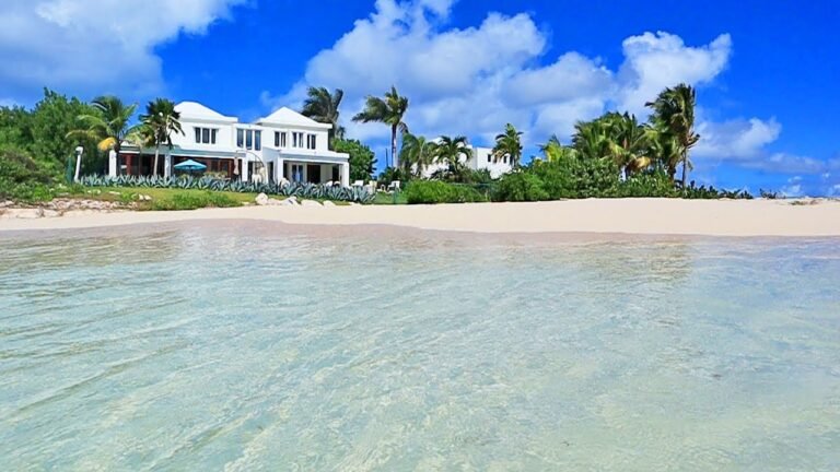 The MOST Relaxing **Beachfront** Anguilla Villa Rental: Beach Escape Villa