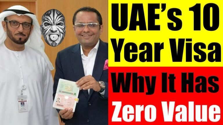 UAE 10-year 'Golden Visa'  – Why It Has ZERO Value For UAE Expats