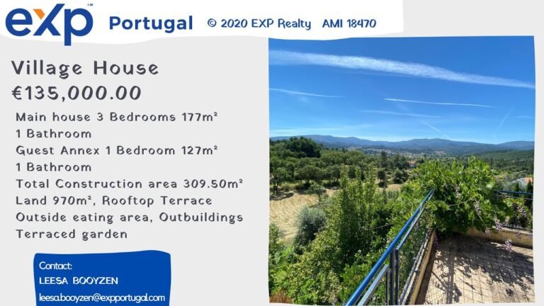 Village House, Central Portugal, Mouronho, Tabua. €135,000