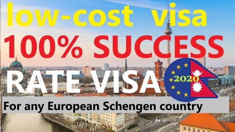 low-cost visa and 100% success rate visa for any European Schengen country 2020 from Nepal, India
