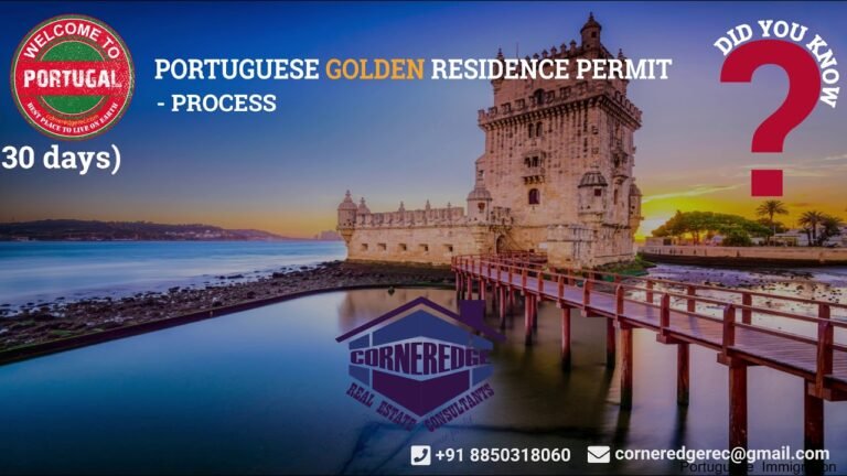 Portugal Golden Visa Permit Progam – Process – Part3