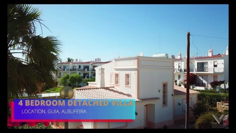 4K | ALGARVE | 4 BED VILLA | PORTUGAL | DRONE | LUXURY WORLD | GUIA | GOLF