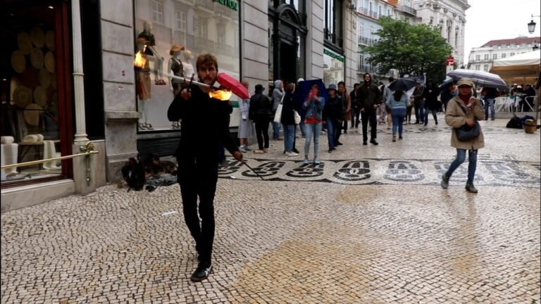 #673 Lisbon PORTUGAL Lisbon Cathedral, Fire Jugglers, and St. Jorge Castle – Travel (6/10/2018)
