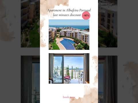 Apartment for rent with ocean view terrace, 2 swimming pools and tennis court in Albufeira, Portugal