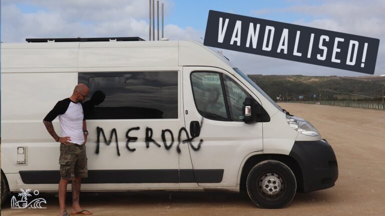 Are We NOT WELCOME in Portugal??? // Tiny Home VANDALISED While We Slept!