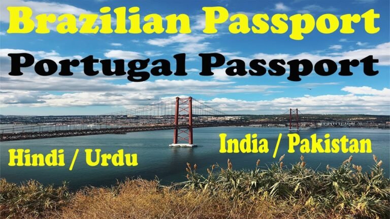 Brazilian PR | Brazilian Passport | Portugal Passport