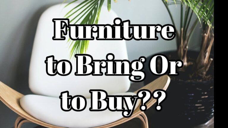 Furniture should I buy or bring | Expat Dominican Republic & Portugal | Relocate | Retire | Abroad