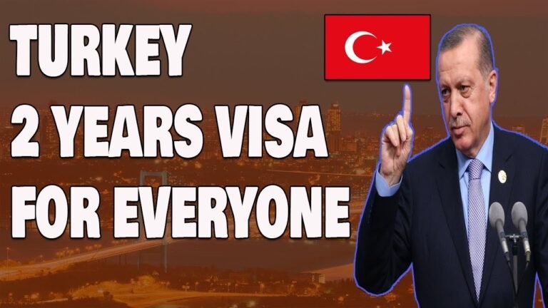 Get Turkey 2 Year Residency Permit Visa Easily