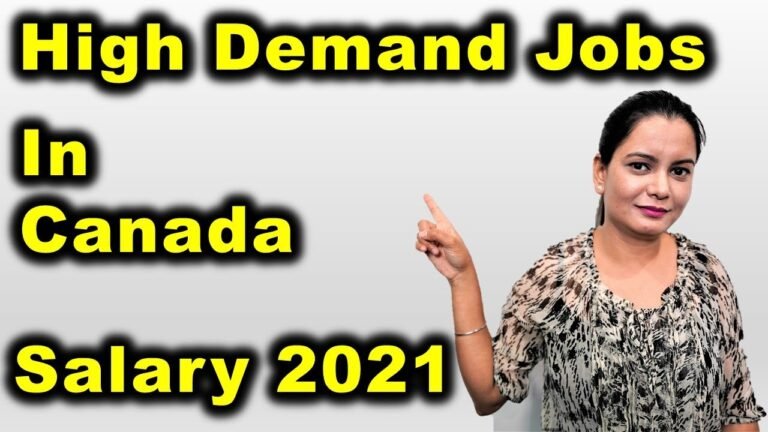 High Demand Jobs In Canada In 2021 With Salary 😲 | Canada Couple High Demand Jobs In Canada In 2021 With Salary 😲 | Canada Couple