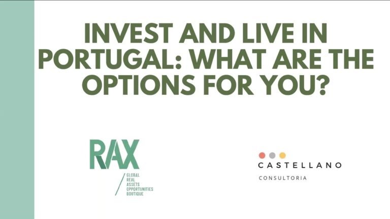 Invest in Portugal Starting From €100K Golden Visa Residency By Investment Programme