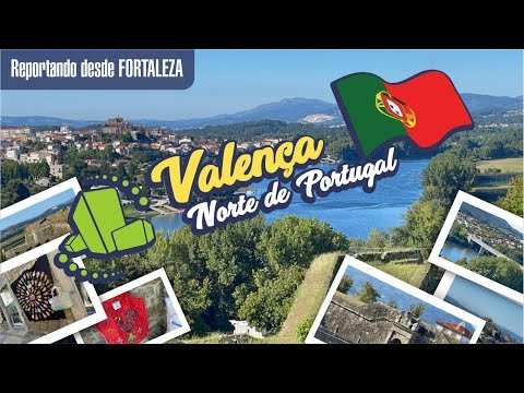 ⭐️LAS MURALLAS DE FORTALEZA⭐️En Valença, Portugal🇵🇹Recorrido sin cortes cerca del Río Miño 👏🏻