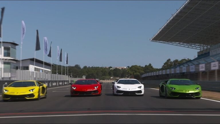 Lamborghini Aventador SVJ: Dynamic Launch in Portugal