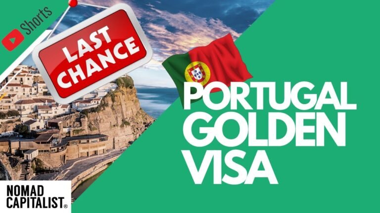 Last Chance for Cheap Portugal Golden Visa #Shorts