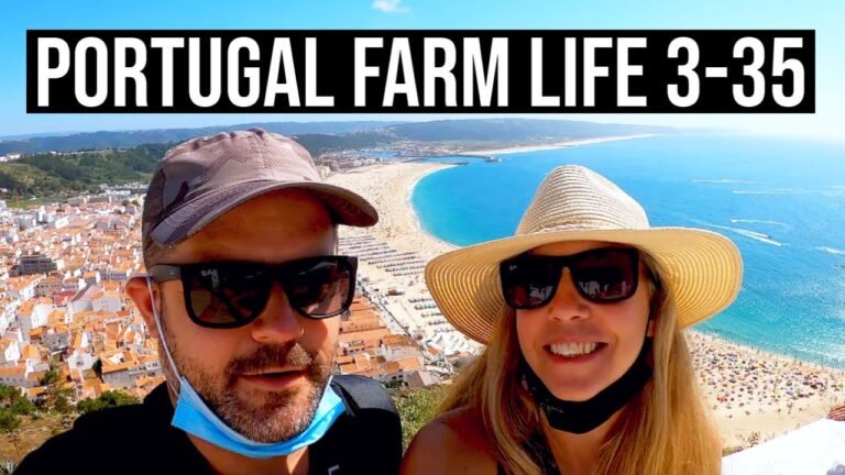 Nazare Beach Summer Road Trip 🌊 | PORTUGAL FARM LIFE S3-E35 🌞