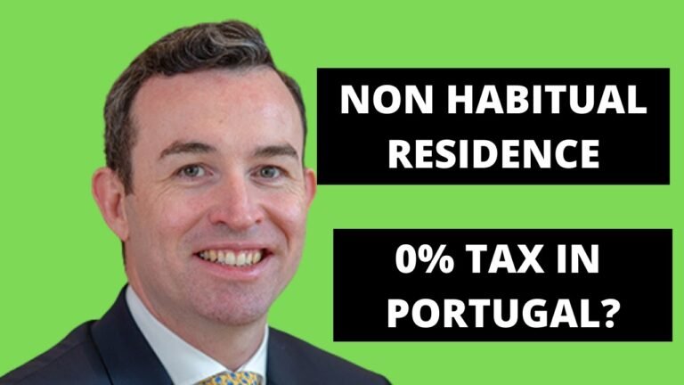 Non Habitual Residence webinar – save tax in Portugal webinar (2021)