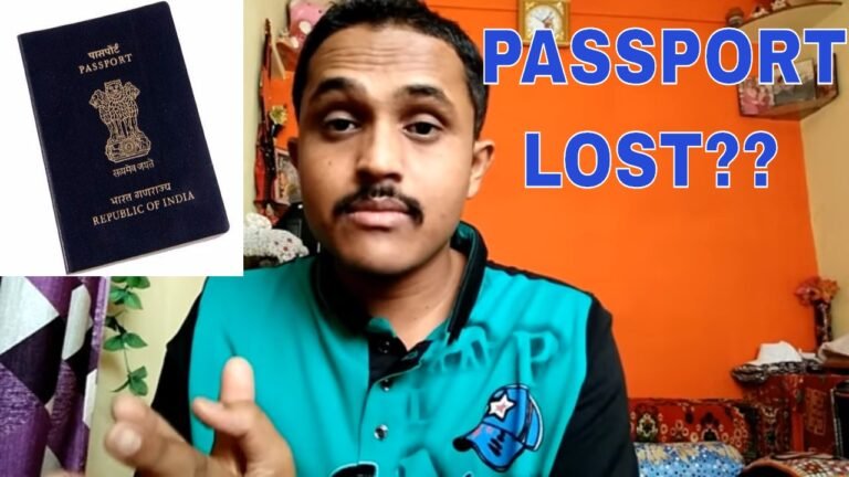 PASSPORT LOST WHAT TO DO? FULL INFORMATION!!(HINDI 2017)