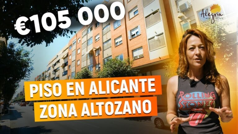 Piso en Alicante zona Altozano / 105 000 € / Home tour en España