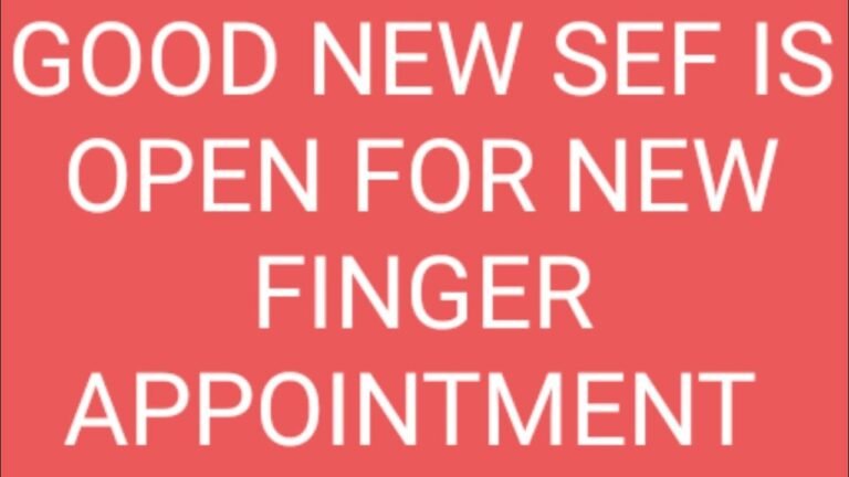 Portugal Immigration SEF open for New Finger Appointment