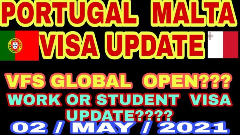 Portugal Malta Visa Update 2021 Traveler with khanna |