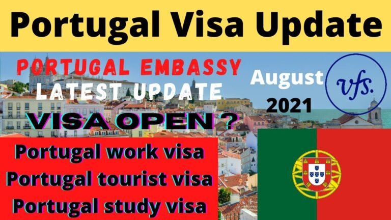 Portugal Visa Update #VFS update Portugal Work visa Portugal visa Vfs #portugal visa information