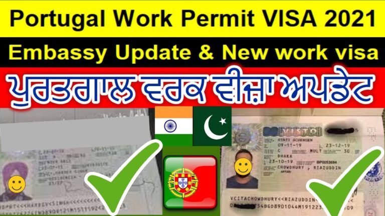 Portugal Work visa Update 2021 | Portugal Embassy–Apply new work visa | Portugal visa .