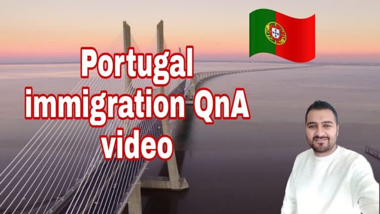 Portugal immigration QnA video |Raja Ali diaries|