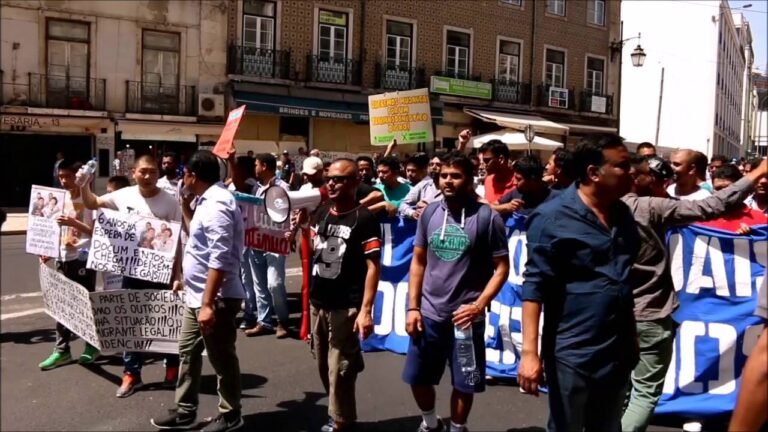 Portugal immigration  protest