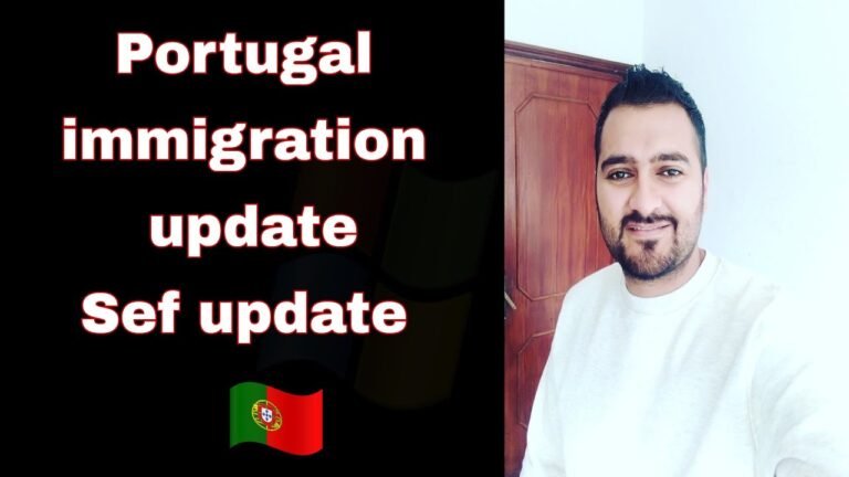 Portugal immigration update sef update |Raja Ali diaries|