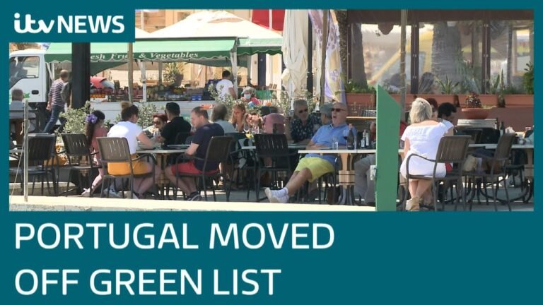 Portugal to be taken off travel green list and added to amber list | ITV News Portugal to be taken off travel green list and added to amber list | ITV News