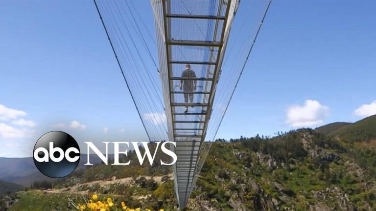 Portugal unveils world’s longest footbridge as Europe starts to reopen