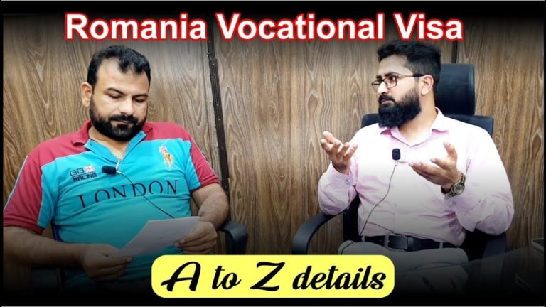 Romania Vocational Training Institute Work Permit Visa Details | Romania Work Permit | Urdu/Hindi