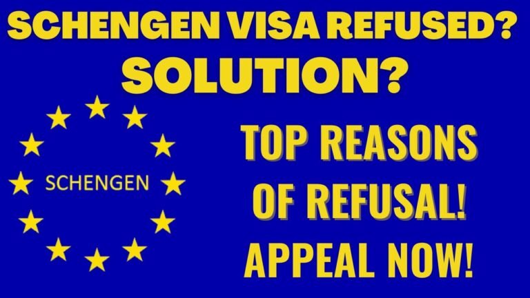 Schengen Visa Refusal Reason|Schengen Visa|Schengen Appeal|Europe Visa@Sky Immigration Consultants