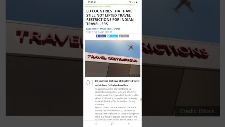 Schengen visa update – Tourist visa information for Indians – Schengen countries list for Indians