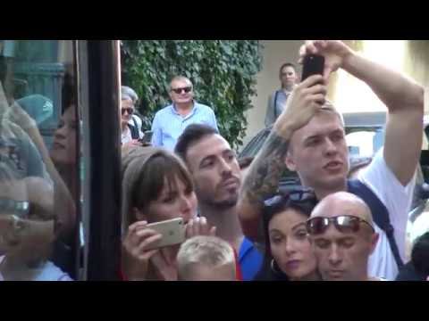 Some more footage of Ronaldo and Portugal team visit in Lithuania