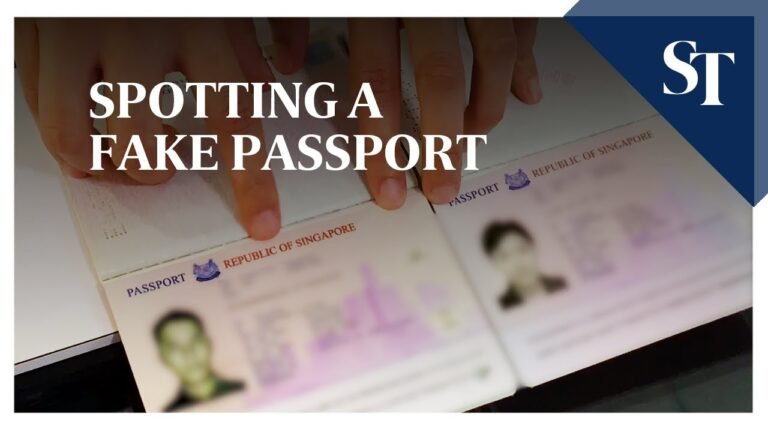 Spotting a fake passport