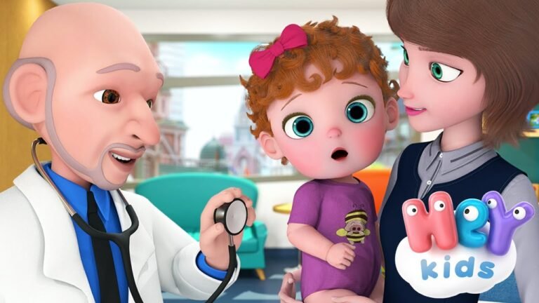 The Doctor song for kids 🩺  Baby Goes to Doctor cartoon | HeyKids – Nursery Rhymes