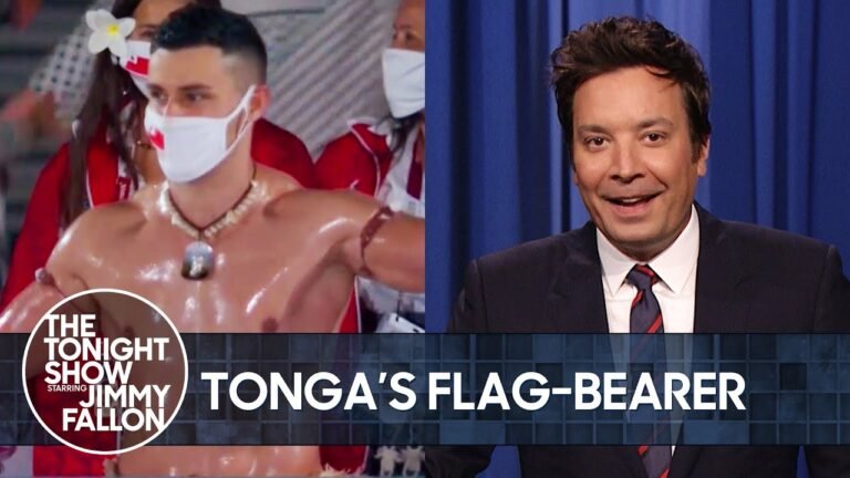 Tonga’s Flag-Bearer Steals Opening Ceremony, NFL’s New COVID Rules | The Tonight Show