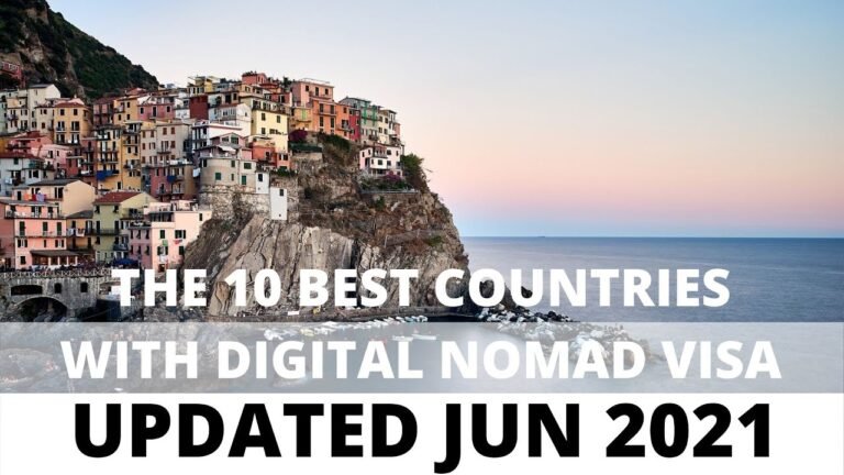 Top 10 DIGITAL NOMAD VISA Offering Country – WHY YOU NEED TO TRAVEL HERE