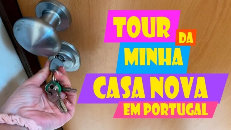 Tour da Casa NOVA em Portugal, Europa – Fusca Azul – Como vir para Portugal (House tour)