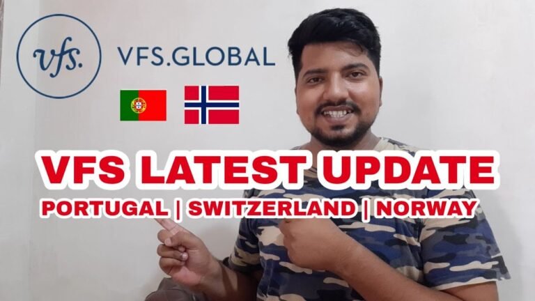 VFS GLOBAL LATEST UPDATE ! Portugal Visa | Norway visa Vfs Centres Reopen in India