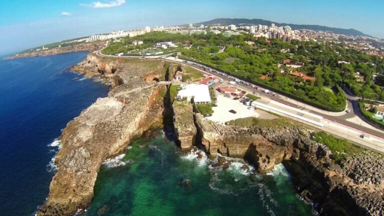 Villa with traditional architecture in center of Cascais, Portugal
