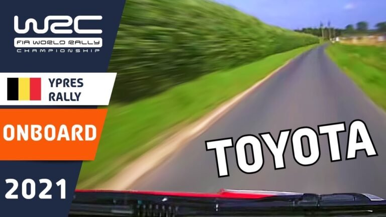 WRC Rally Onboard : Toyota : Renties Ypres Rally Belgium 2021 : Ogier – Evans – Rovanperä