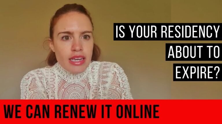 📌We can renew your residency online