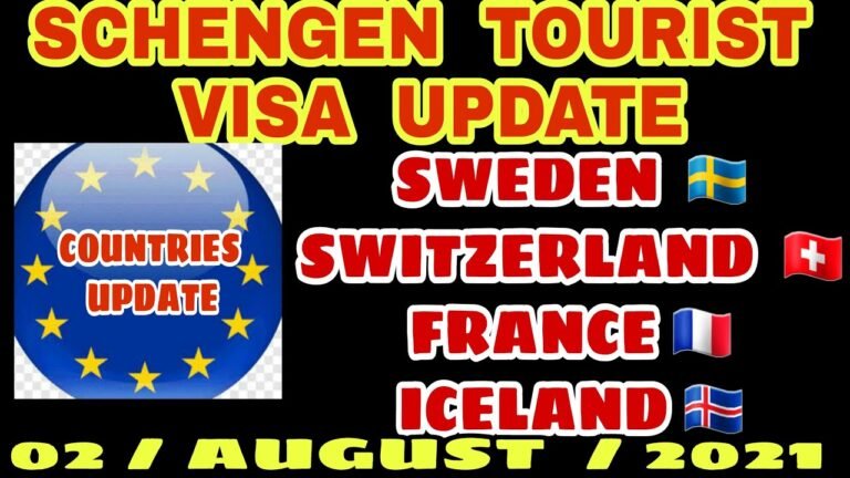 Which Schengen Countries Open For Tourism | Visa August Update 2021