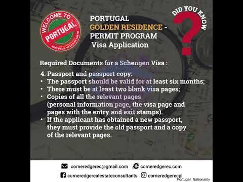Portuguese Golden Residence Permit Program – Part2 – Process – Visa Application Portuguese Golden Residence Permit Program – Part2 – Process – Visa Application