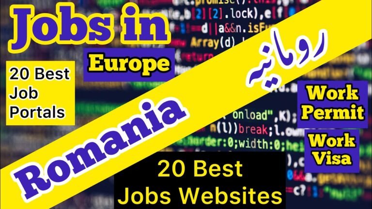 20 Best Job Portals in Romania | Romania Work Visa 2021 | Jobs in Romania | Europe | Dream Globe